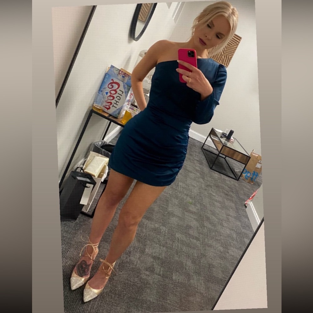 Pointed Rhinestone Lace-Up Heels - Picture 9 of 10